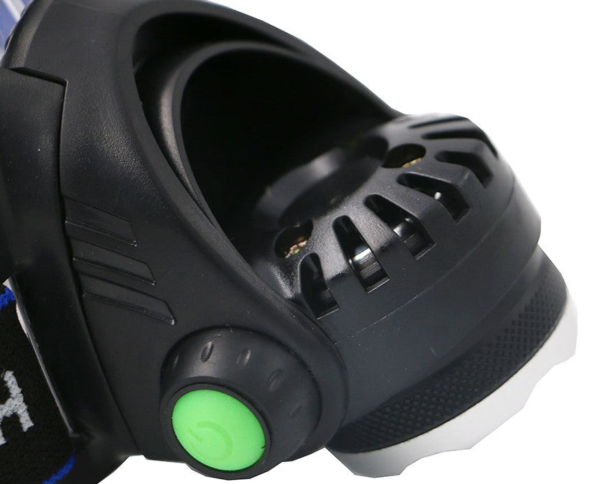 3800LM XM-L T6 LED Headlamp Zoomable Headlight Waterproof  Torch Flashlight
