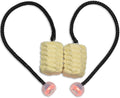 Elite Fire Poi – Technora Tethers & UltraPoi Knobs – 3 Inch Woven Kevlar MoonBlaze Heads – 24 Inch Length