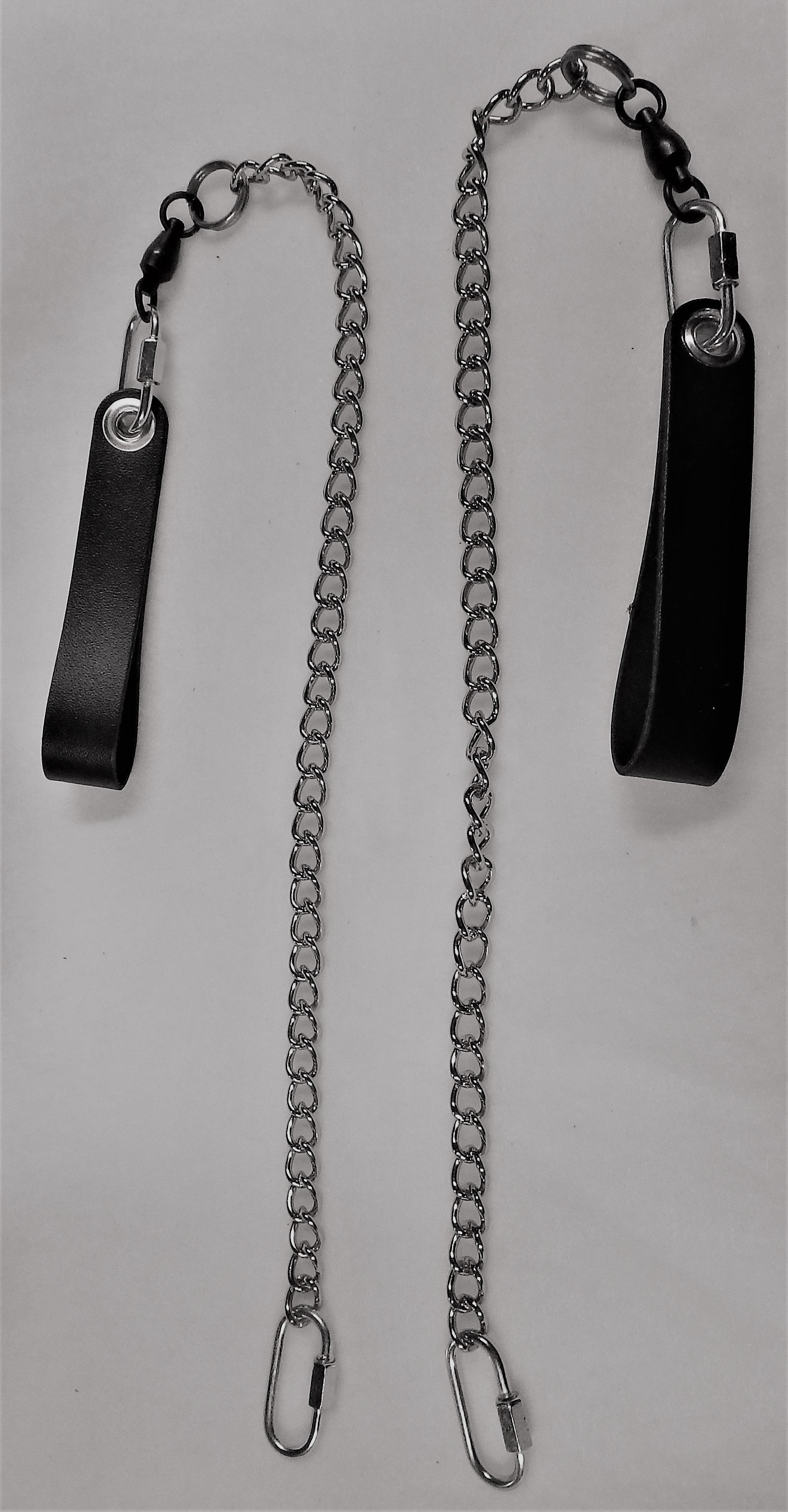 Poi Leash Set - Twist-Link Chain