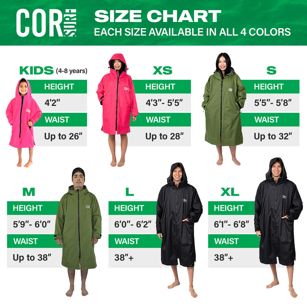Waterproof Swim Parka (COR Green)